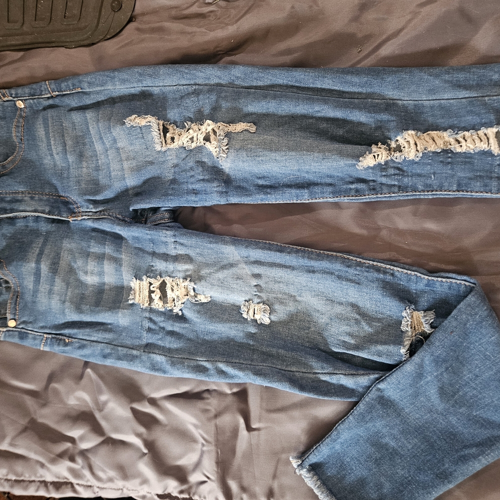 Trendy Blue Denim Jeans